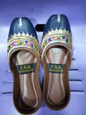 Multi Color Style 2 Khoosay Embroidered Shoes