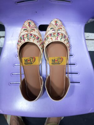 Multi Colored Style 1 Khoosay Embroidered Shoes
