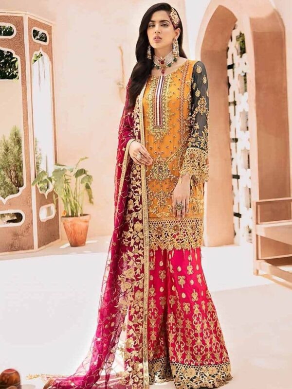 EMAN YELLOW CHIFFON