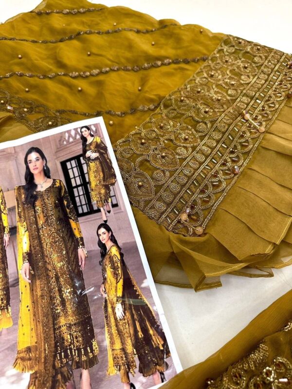 EMAAN MEHNDI CHIFFON - Image 3