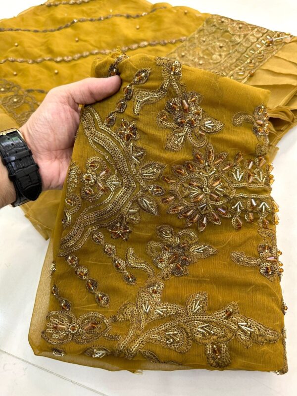 EMAAN MEHNDI CHIFFON - Image 2