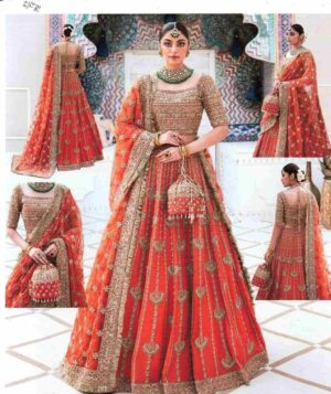 KIRAN ORANGE LEHNGA
