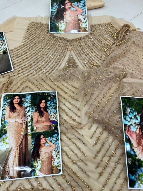 AROOB SKIN SAREE - Image 2