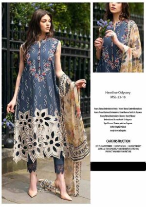 MUSHQ LINE BLUE