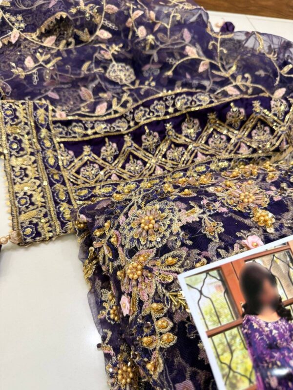 SAJJAL GOLDEN PURPLE - Image 3